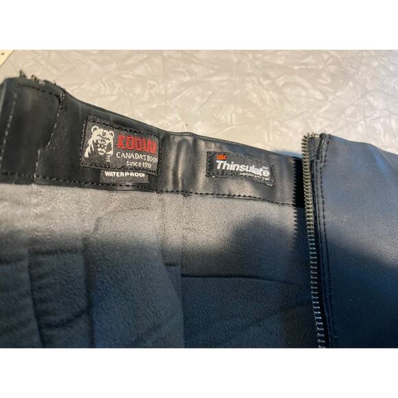 Kodiak Black Leather Muskoka Waterproof Tall Thinsulate Boots Size 6.5 - Picture 10 of 10